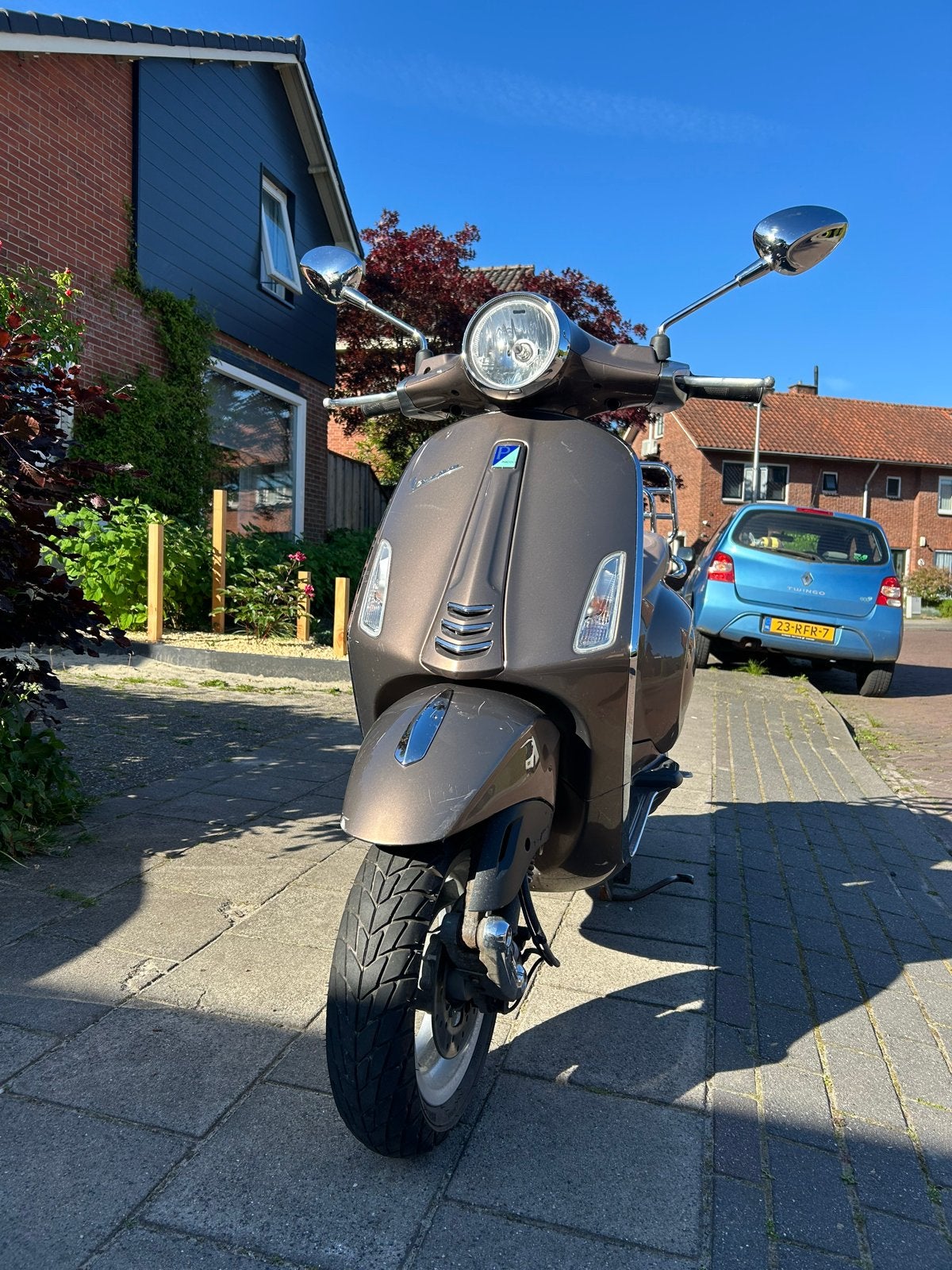 Vespa Primavera 2015 - Bruin - Gebruikt, Ophalen, Gebruikt, Benzine, Vespa