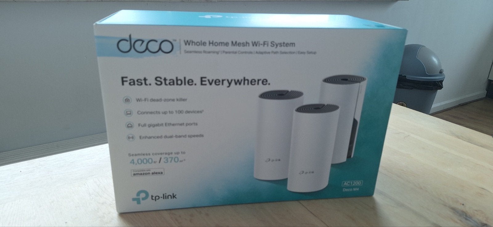 TP-Link Deco M4 AC1200 Mesh WiFi Systeem, Ophalen of Verzenden, Zo goed als nieuw, TP-Link Deco