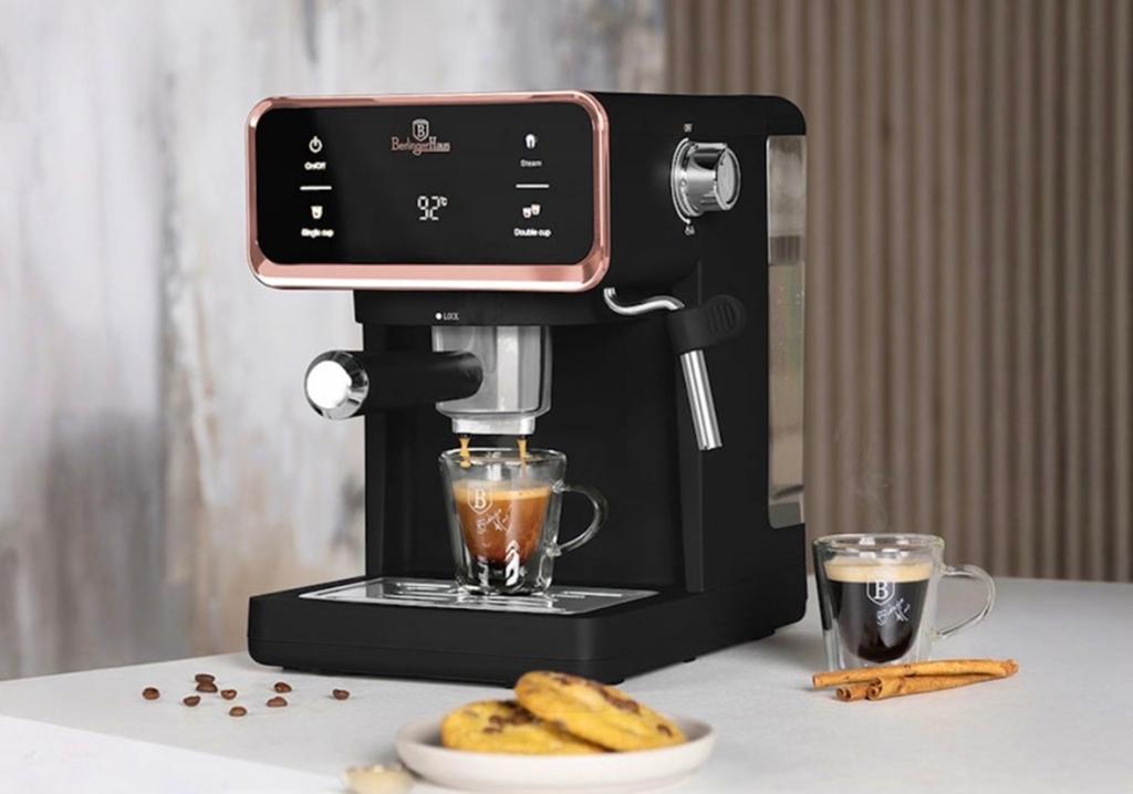 Berlinger Haus Digitale Espressomachine 3-in-1, Witgoed en Apparatuur, Koffiezetapparaten, Afneembaar waterreservoir, Espresso apparaat
