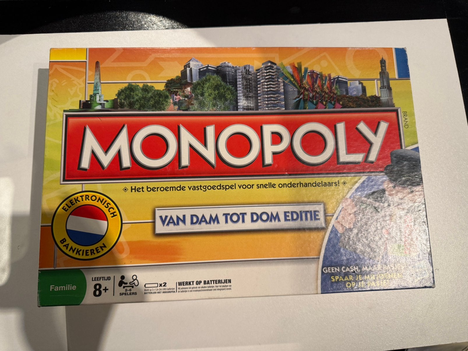 Monopoly van dam tot dom editie, Ophalen of Verzenden, Zo goed als nieuw