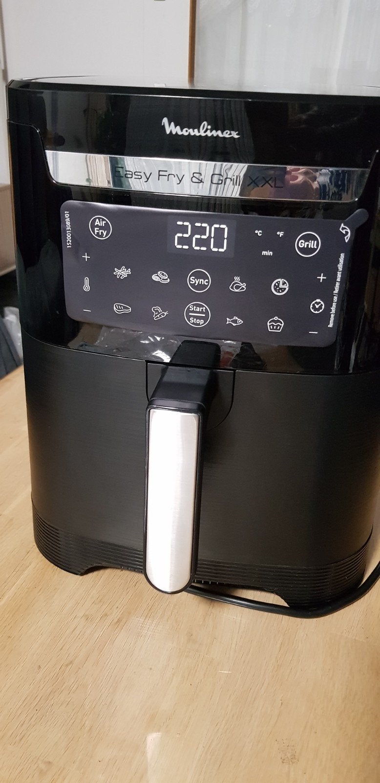 Moulinex Easy Fry & Grill XXL 2-in-1 heteluchtfriteuse, Ophalen, Zo goed als nieuw, Airfryer XXL, 1500 gram of meer