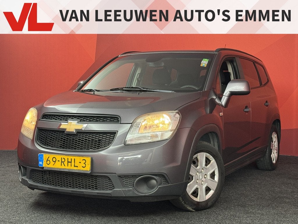 Chevrolet Orlando 1.8 LS | Airco | PDC (bj 2011), Auto's, Chevrolet, Voorwielaandrijving, Euro 5, Zwart, 4 cilinders