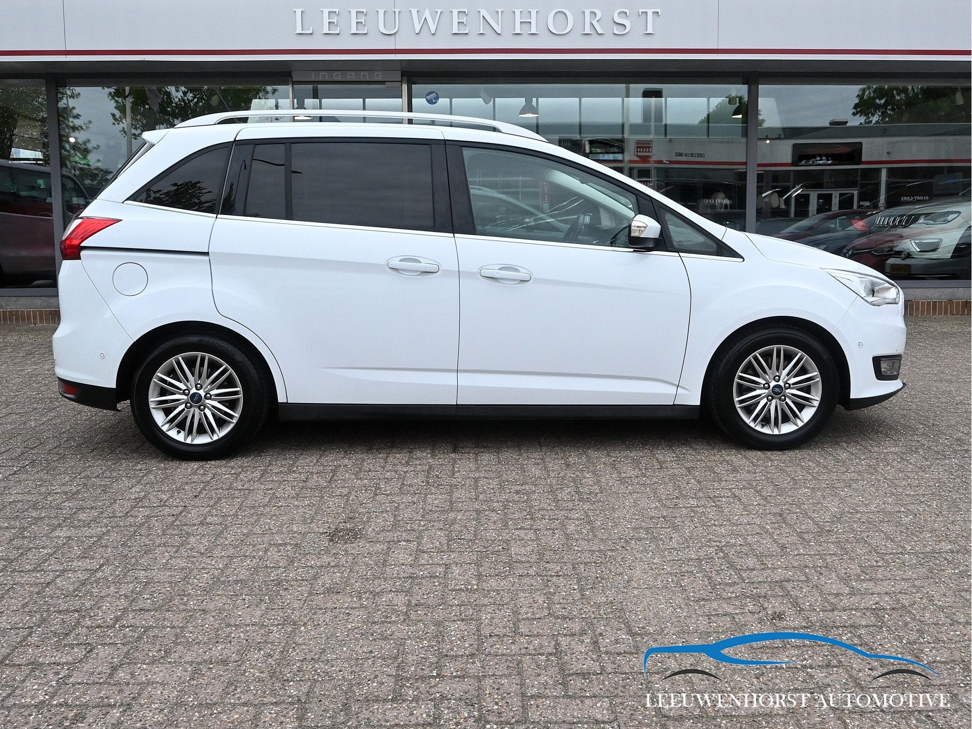 Ford Grand C-Max 1.0 Titanium 7persoons, clima, cruise, LED,, Auto's, Ford, Voorwielaandrijving, Stof, Gebruikt, Euro 6