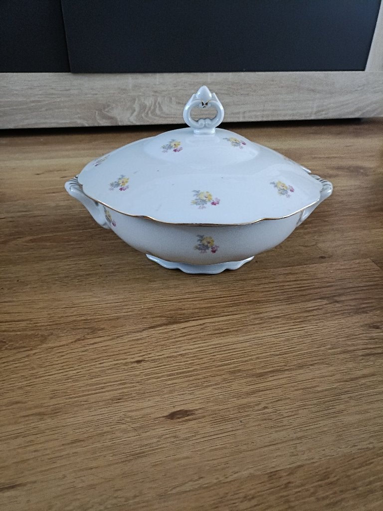 Porseleinen dekschaal, Ophalen of Verzenden