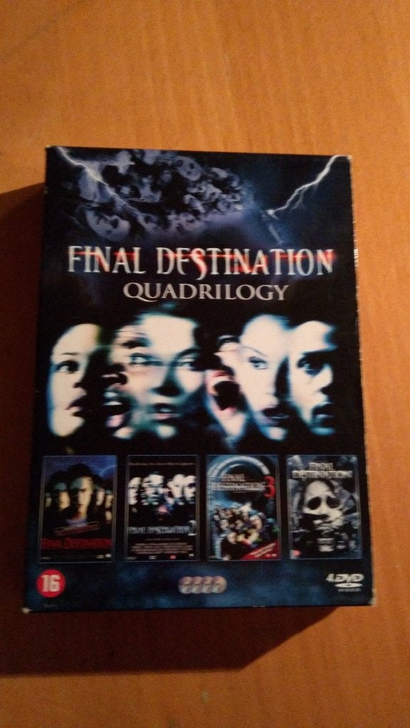 DVD-boxset Final Destination 1-4, Cd's en Dvd's, Alle leeftijden, Ophalen, Gebruikt, Overige genres