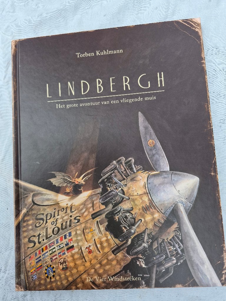 Lindbergh, het grote avontuur van vliegende muis, vintage, Ophalen, Zo goed als nieuw, Turben Khunmann, Overige