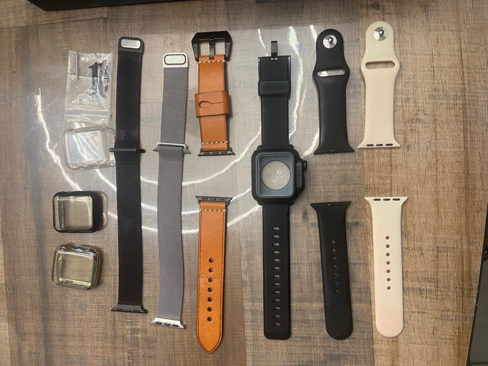 Apple Watch Serie 3 bandjes en accessoires, Zwart, IOS, Ophalen of Verzenden, Zo goed als nieuw