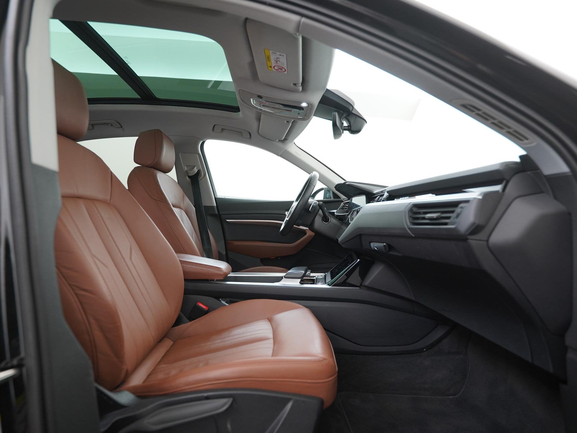 Audi e-tron Sportback 55 quattro S-Line 95 kWh | SOH 98% | P, Auto's, Automaat, 95 kWh, Leder en Stof, Zwart