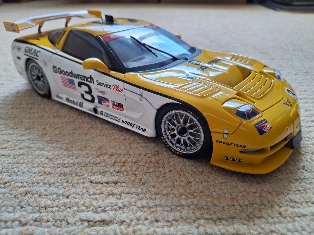 1:18 Chevrolet Corvette C5-R Goodwrench #3, Ophalen of Verzenden, Zo goed als nieuw, Autoart