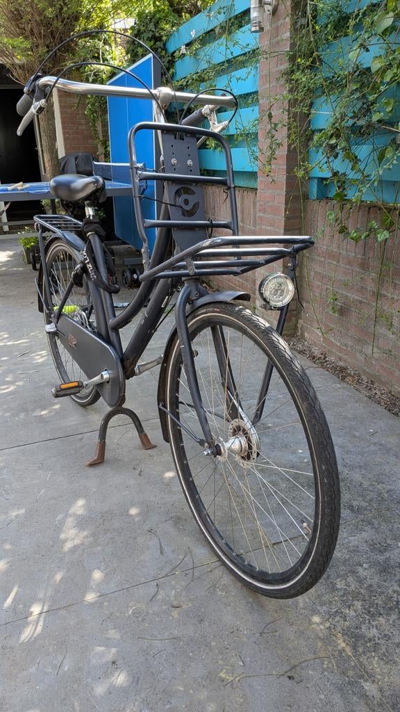 Cortina U4 damesfiets 28 inch denim blauw, Fietsen en Brommers, Gebruikt, Versnellingen, 50 tot 53 cm, Ophalen