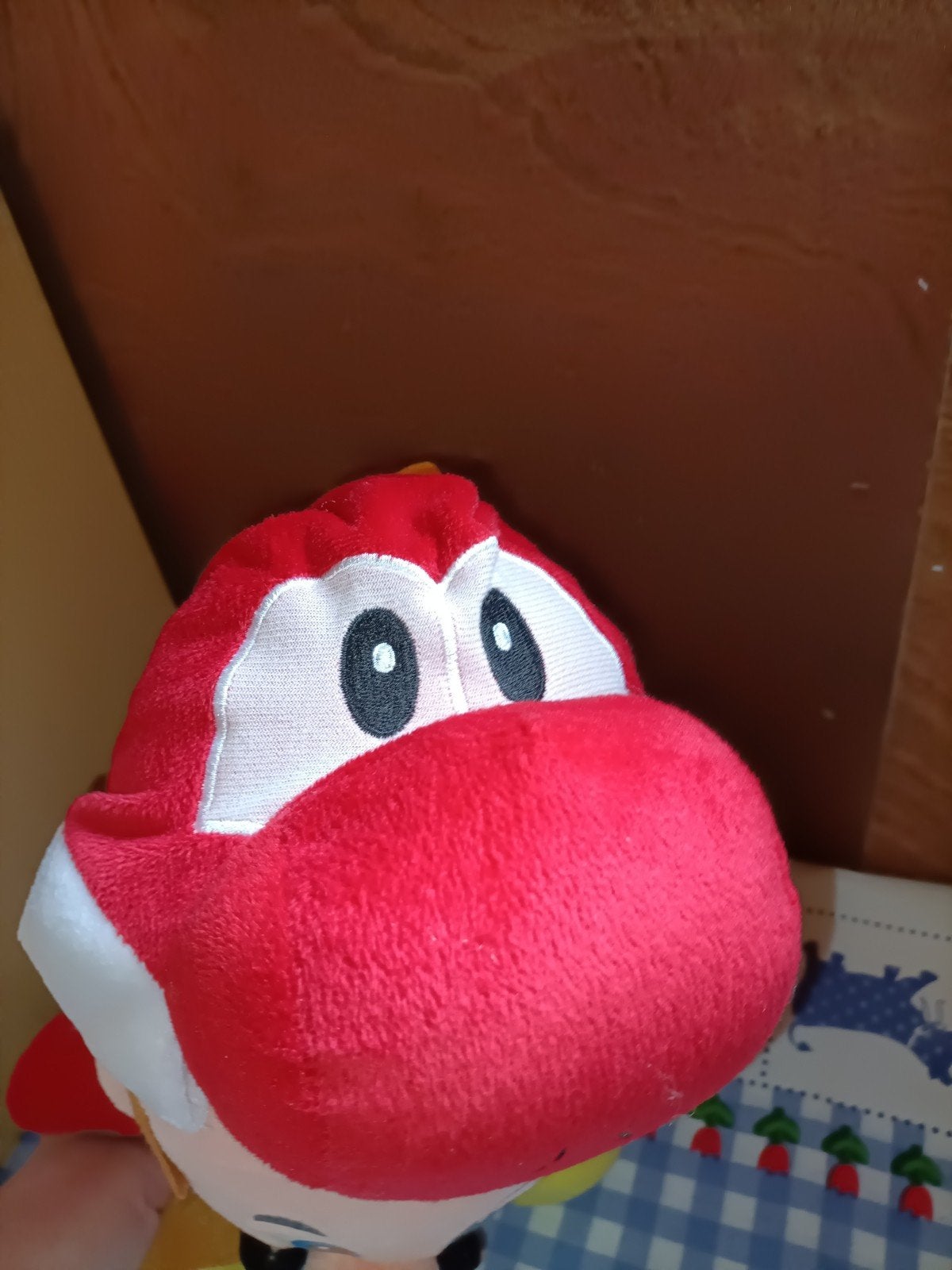 Mario knuffel in rood Yoshi pak 29 cm groot, Ophalen of Verzenden, Zo goed als nieuw, Overige typen
