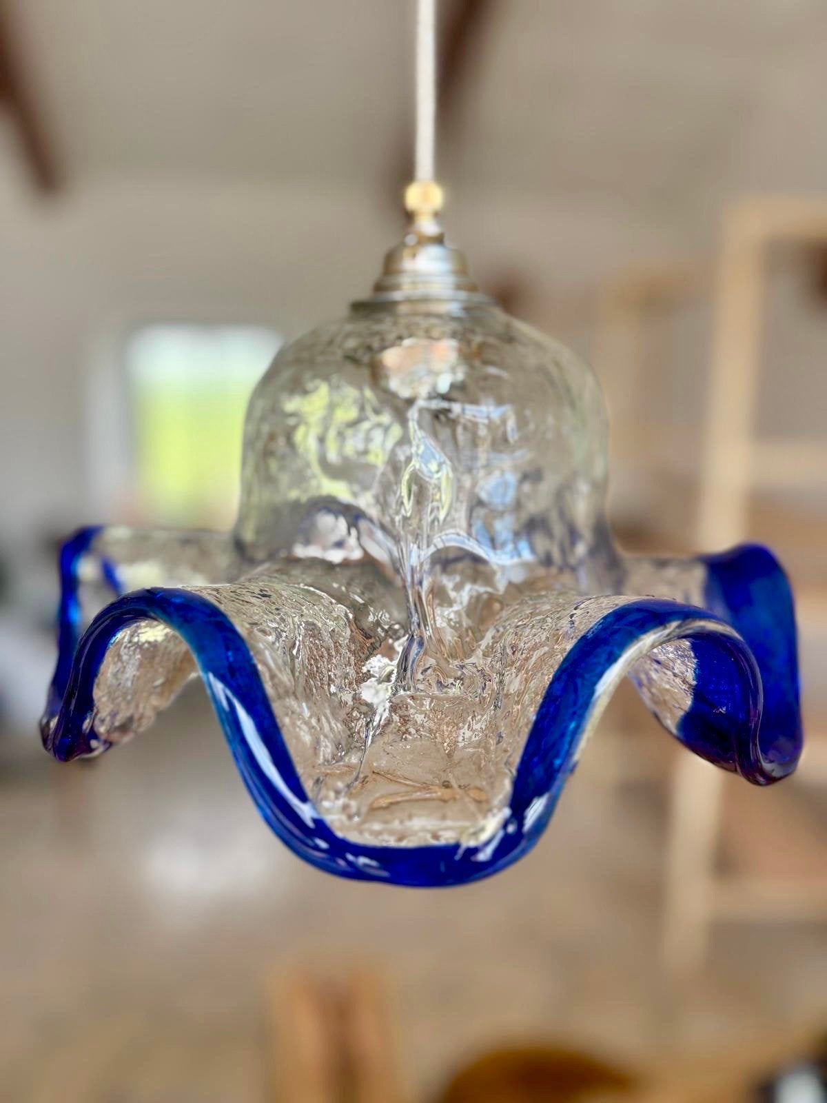 Vintage Italiaanse Murano lamp: Octopussy, Verzenden