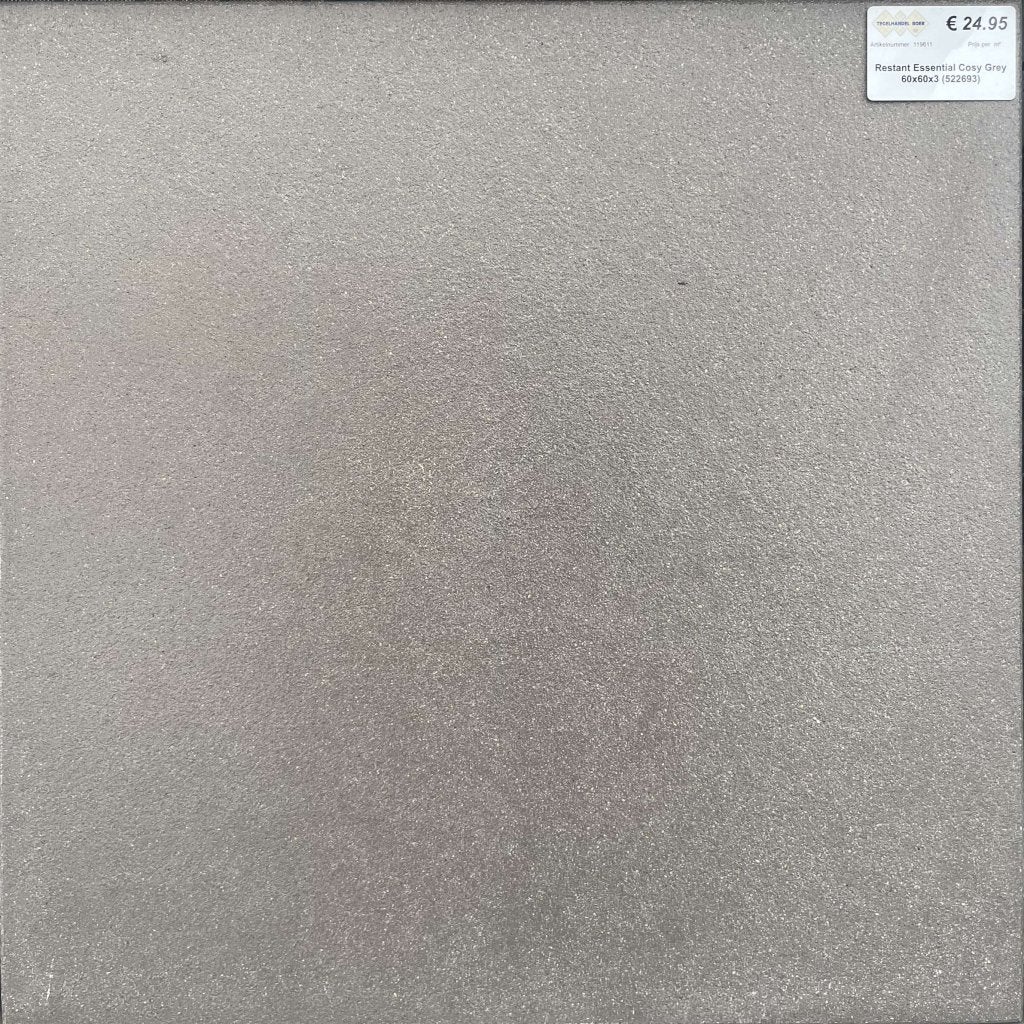 Restpartij A-keuze Gecoate Terrastegel Cosy Grey 60x60x3 cm, Niet ingevuld, Niet ingevuld, Nieuw, Ophalen of Verzenden
