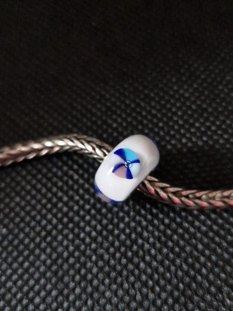 Trollbeads Trollbead pastel bead retired, Sieraden, Tassen en Uiterlijk, Glas of Kristal, Ophalen of Verzenden, Zo goed als nieuw