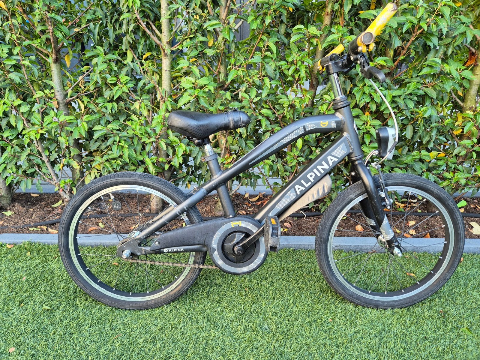 Alpina  Trial Crossfiets 18 inch met gebruikssporen, Fietsen en Brommers, Ophalen, Staal, Velgrem, Alpina