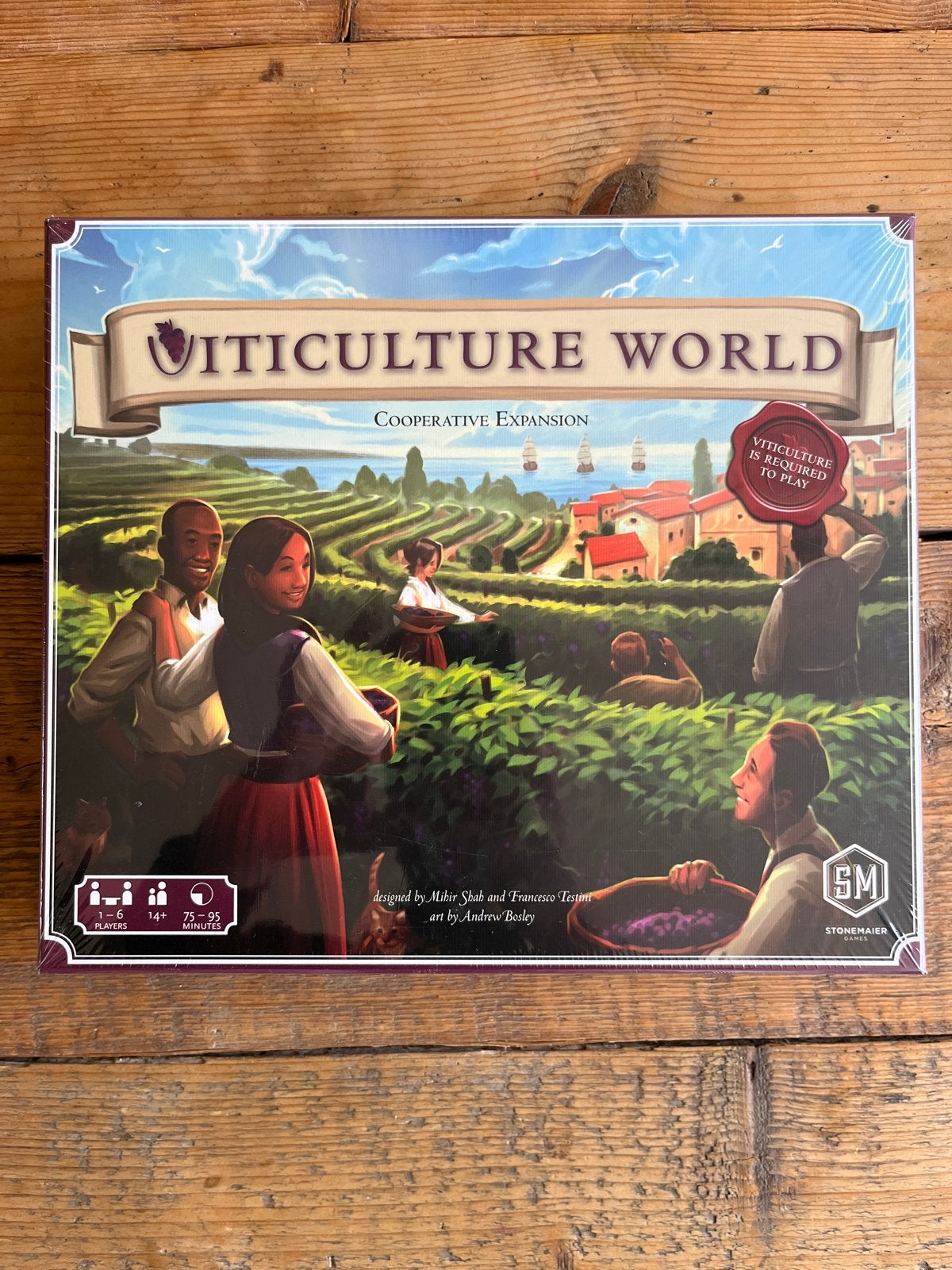 Viticulture World: Coöperatieve Uitbreiding - Engels, Vijf spelers of meer, Ophalen of Verzenden, Nieuw