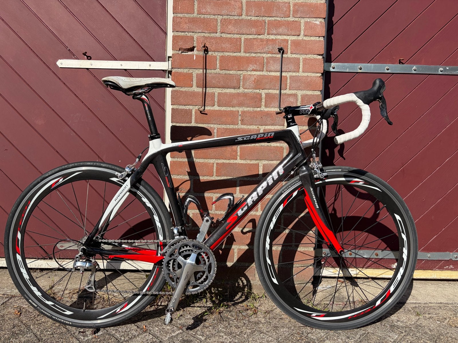 Scapin Racing Etika SL racefiets - Maat L, 28 inch, Gebruikt, Carbon, 57 tot 61 cm