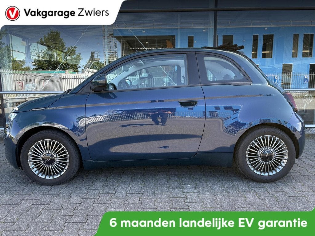 Fiat 500 Icon 42 kWh SOH94.3%Carplay|Cruise|Navi, 118 pk, 4 stoelen, 25 min, Geïmporteerd