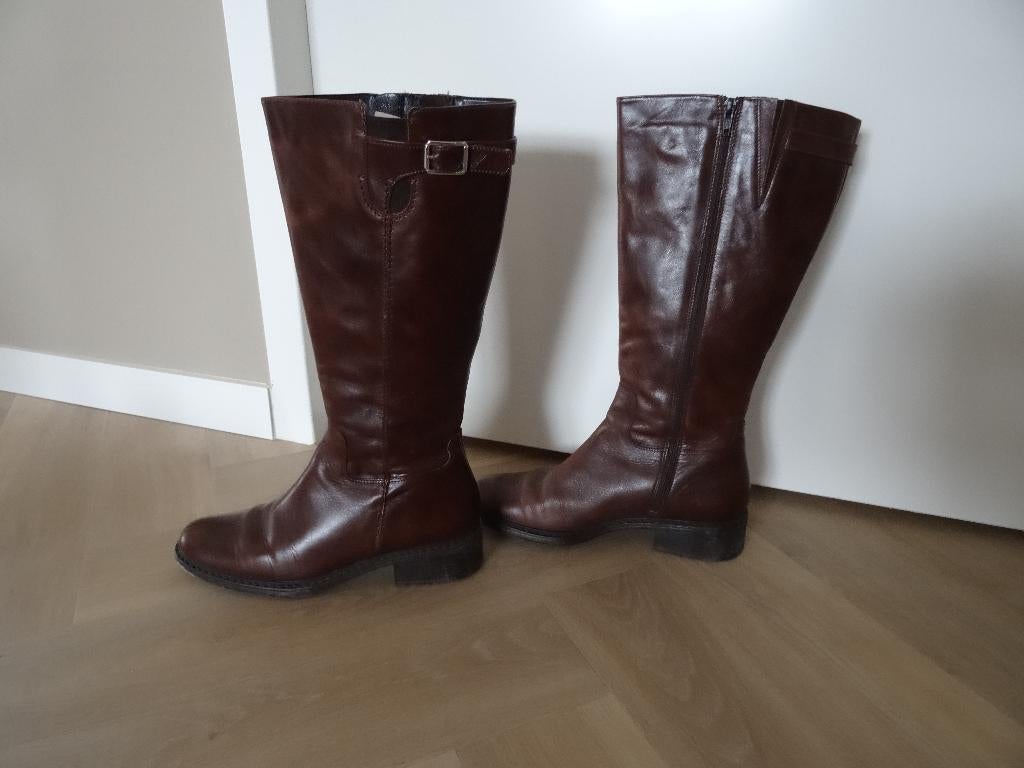 Laarzen, maat 40, Kleding | Dames, Schoenen, Hoge laarzen, Bruin, Salt 'n Pepper, Ophalen of Verzenden