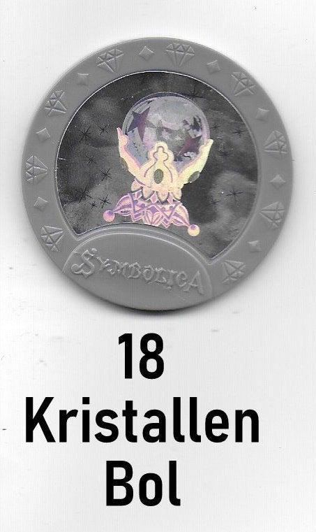 Emte efteling medaillon nr 18 kristallen bol, Ophalen of Verzenden, Zo goed als nieuw, Overige typen