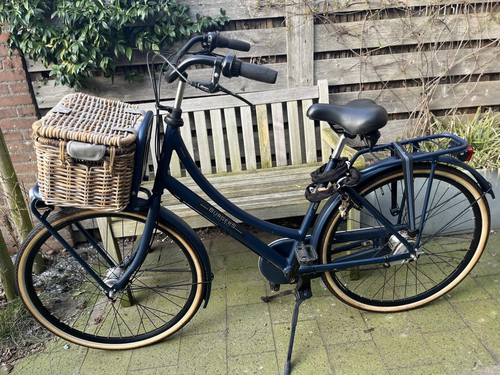 Mooie Burgers damesfiets Cargo 50 cm incl. mand en slot, Fietsen en Brommers, Fietsen | Dames | Damesfietsen, Versnellingen, Zo goed als nieuw