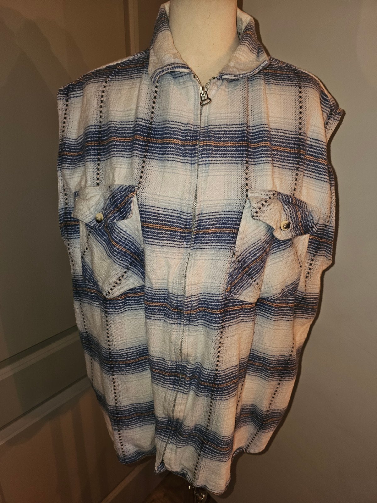 Sweet chili gilet blouse maat L, Ophalen of Verzenden, Zo goed als nieuw, Blauw