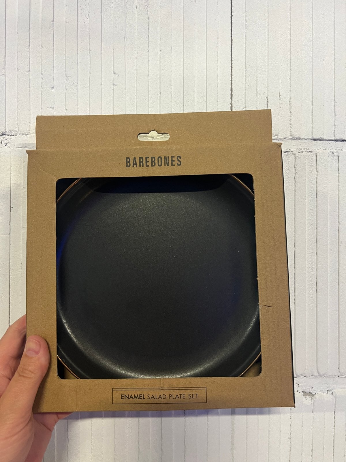 Barebones Enamel Salad Plate Set - Charcoal (Nieuw in doos), Caravans en Kamperen, Kampeeraccessoires, Ophalen of Verzenden, Nieuw