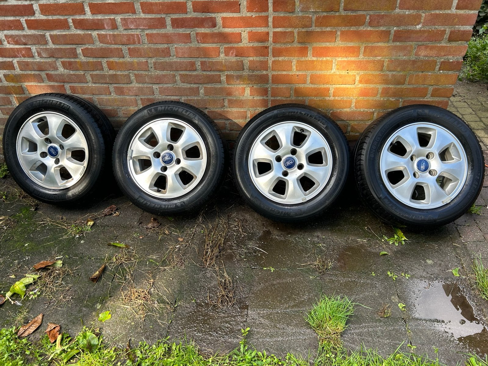 Orginele Ford Fiesta 14 lichtmetalen velgen met 175/65 R 14, Auto-onderdelen, Ophalen, 14 inch, 175 mm, Banden en Velgen