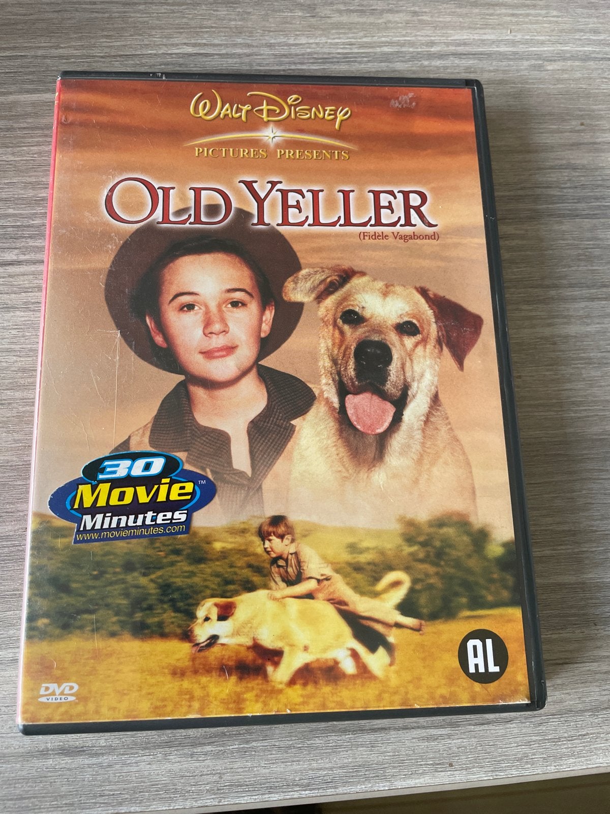 Old Yeller (Fidèle Vagabond) - Disney DVD, Alle leeftijden, Nederlands, Ophalen of Verzenden, Familie