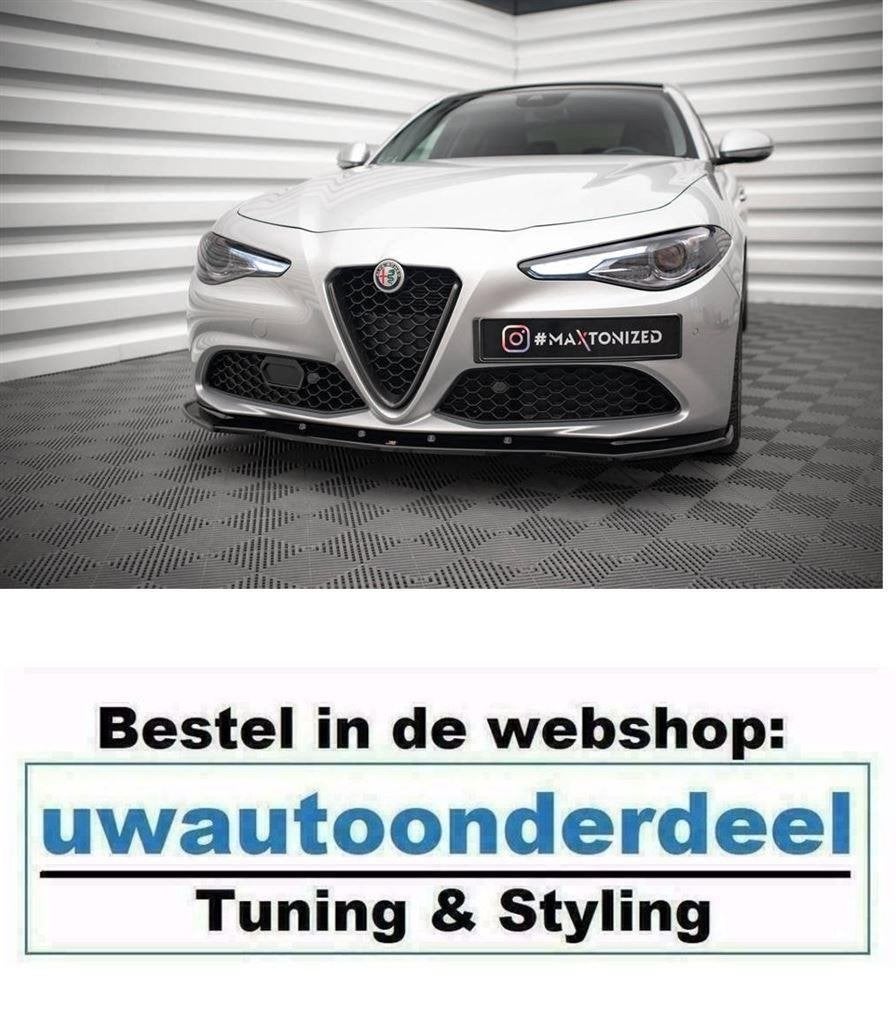 Maxton Design Spoiler Splitter Lip Voor Alfa Romeo Giulia Sp, Verzenden, Automotive Parts, A.parts@hotmail.nl, Trasmolenlaan 12 3447 GZ Woerden