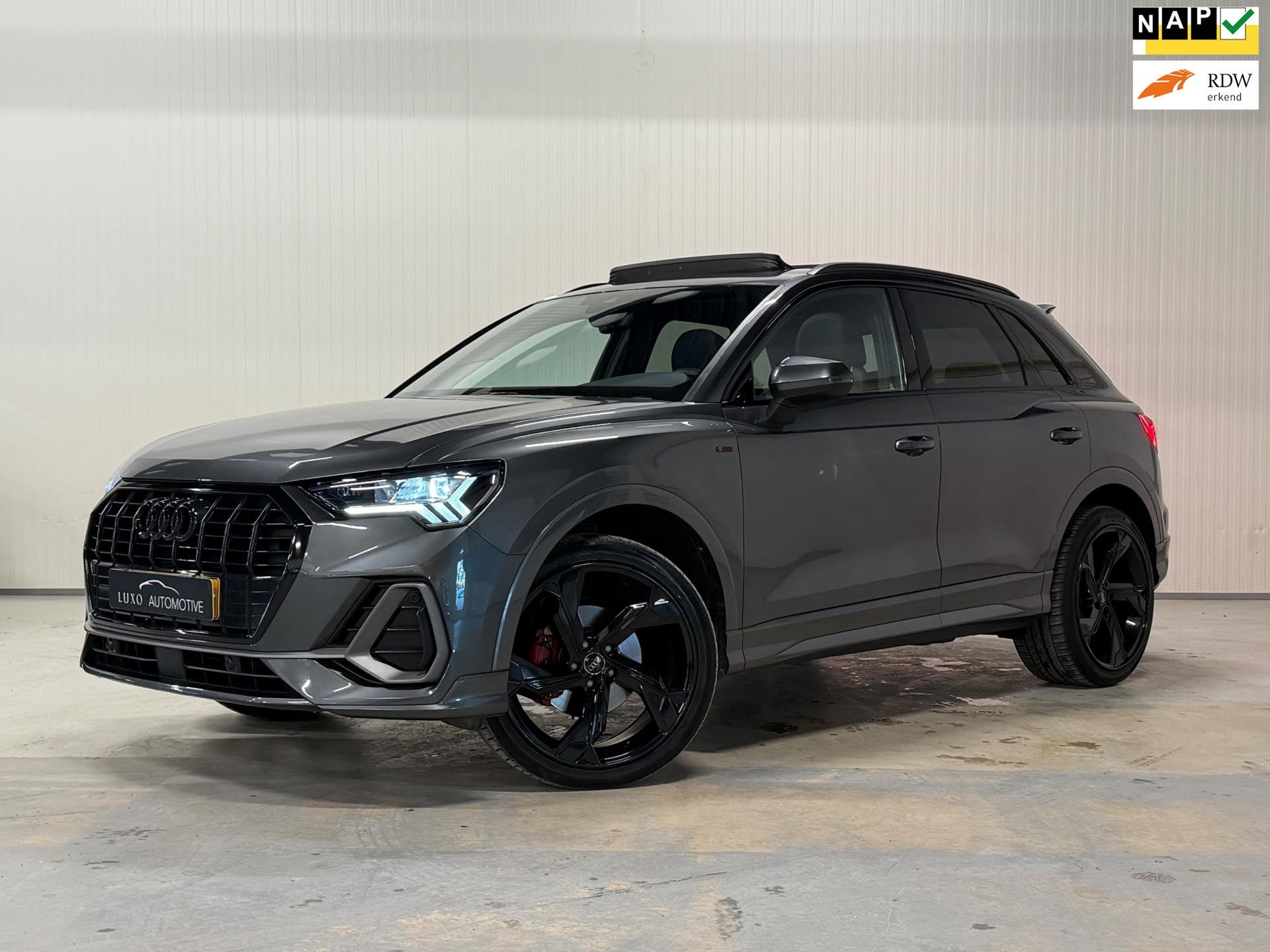 Audi Q3 35 TFSI S edition | NAP | 3x S-LINE | PANO | BLACK O, Euro 6, 4 cilinders, 150 pk, 1505 kg