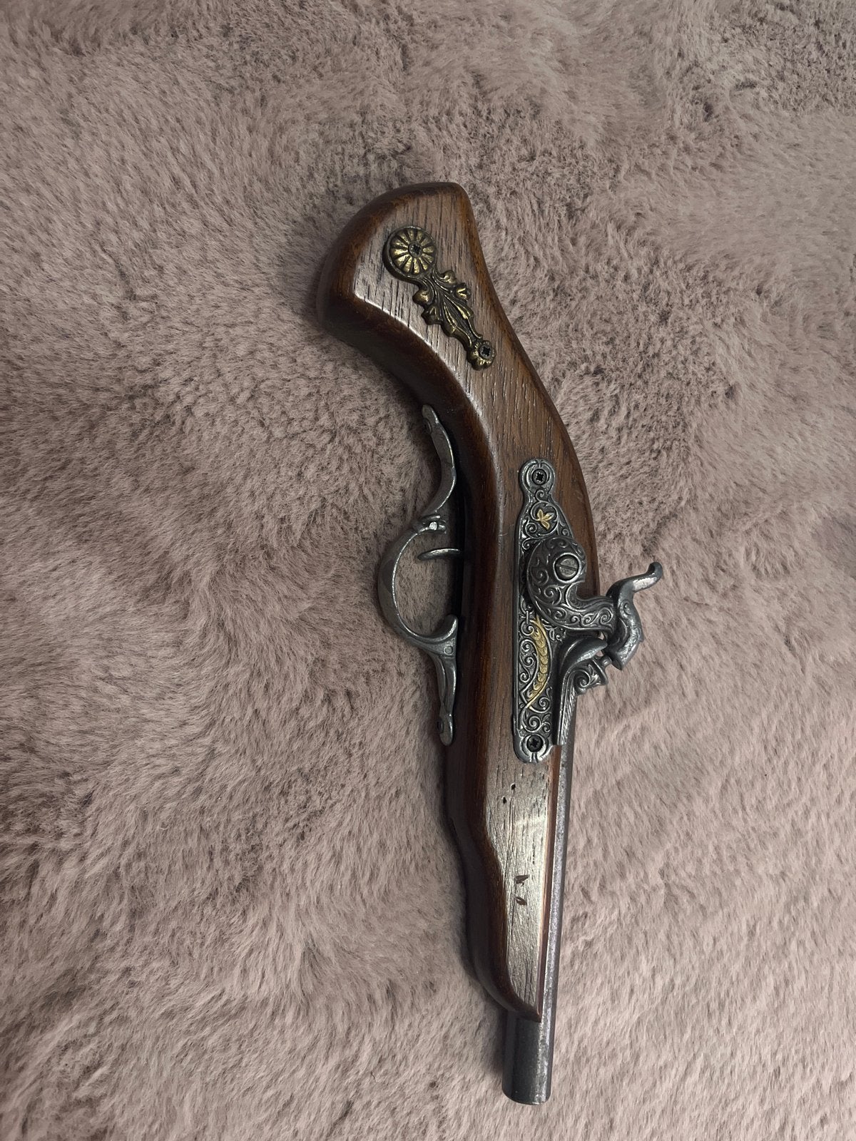 Decoratieve replica van een antiek pistool, Ophalen of Verzenden, Gebruikt