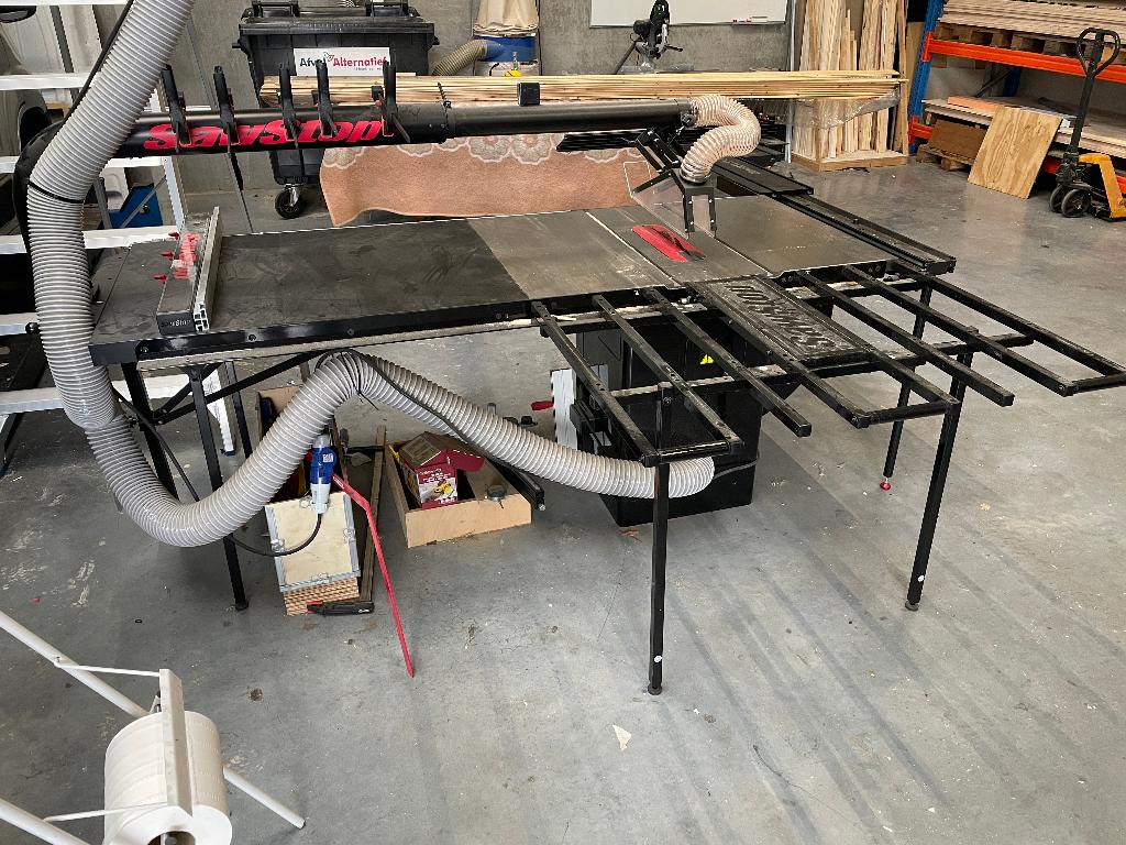 SawStop Professional Cabinet paneelzaag, Ophalen, Sawstop, 70 mm of meer, Overige typen