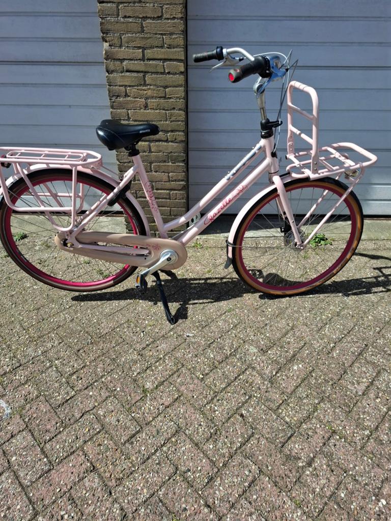 Gazelle Miss grease Damesfiets 28 inch 54 cm, 53 tot 56 cm, Ophalen of Verzenden, Zo goed als nieuw, Versnellingen