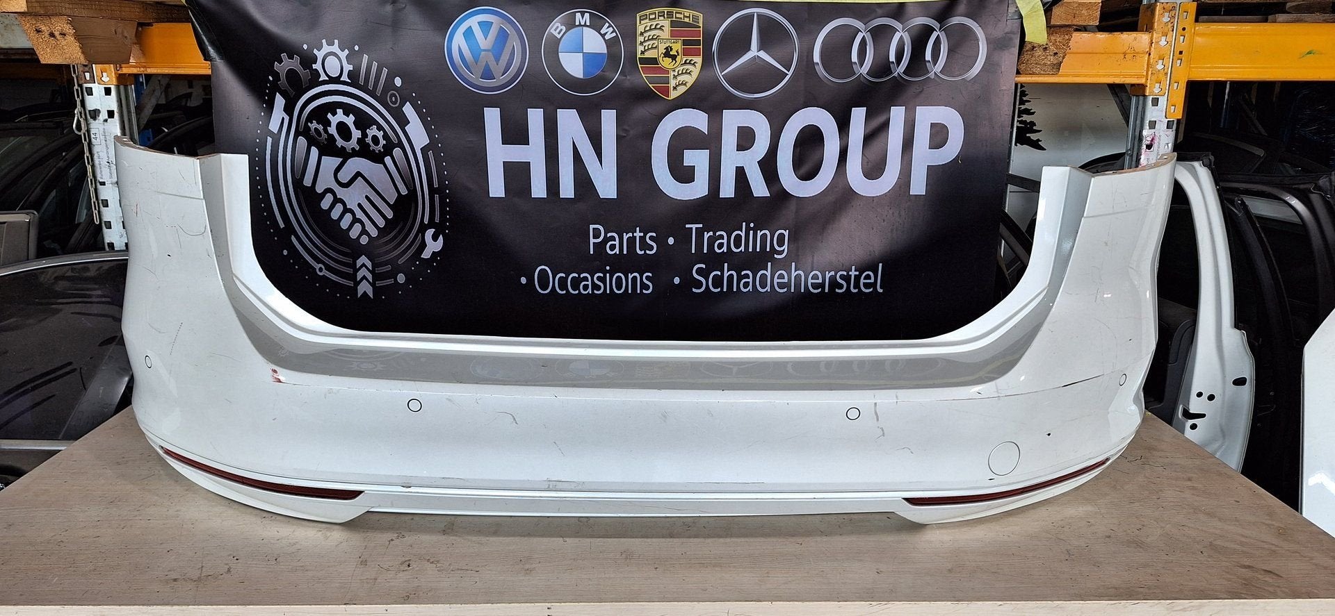 VW PASSAT B8 VARIANT ACHTERBUMPER ORIGINEEL 3G9807421A, Gebruikt, -, -, Ophalen of Verzenden