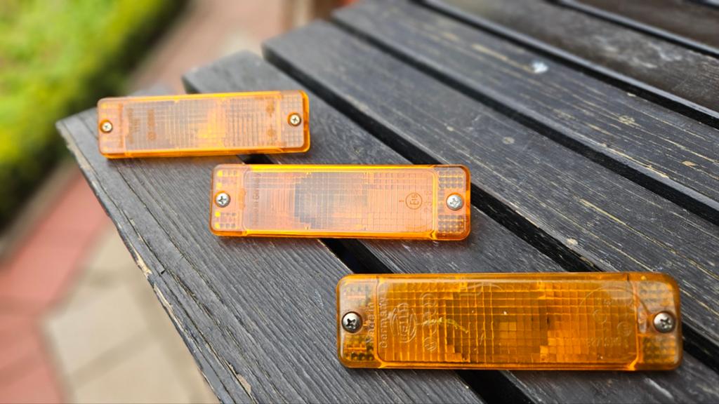 Oranje knipperlichtglas vw golf 1, Ophalen of Verzenden, Gebruikt, Volkswagen