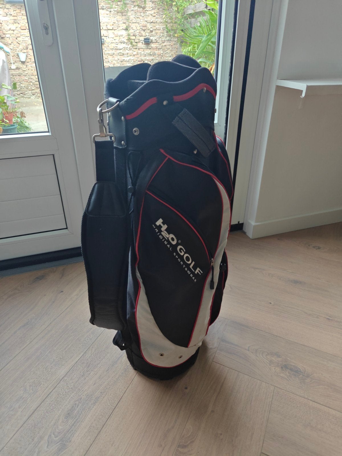 H2O Golf Golftas - Zwart/Rood/Wit, Ophalen, Gebruikt, Tas, Overige merken