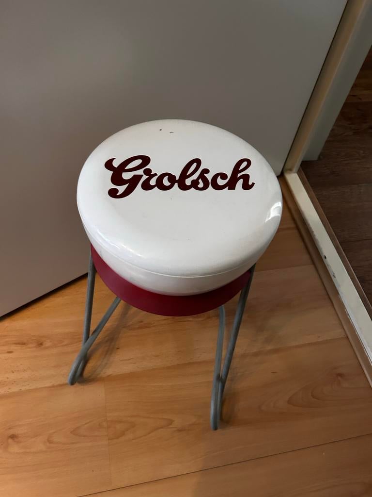 Grolsch krukje - Leuk voor in de mancave of als decoratie, Ophalen of Verzenden, Zo goed als nieuw, Overige materialen