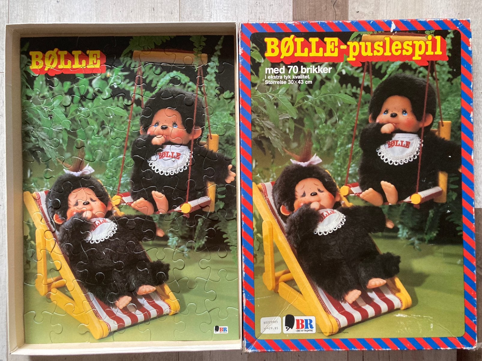Vintage 70’s Monchichi puzzel, Verzamelen, Gebruikt, Ophalen of Verzenden, Nvt, Nvt