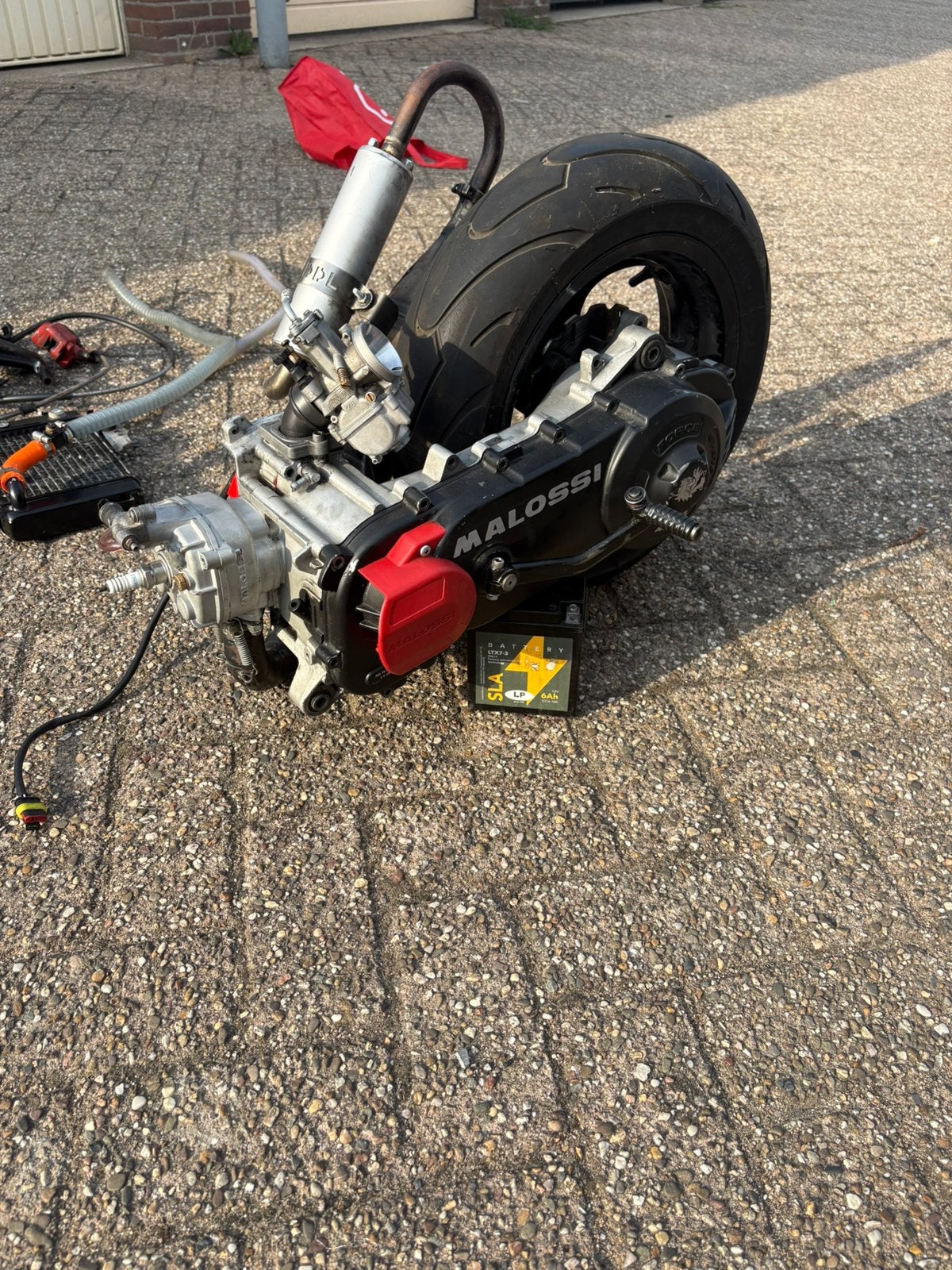 77cc bigbore sprint runner DD blok, Ophalen, Zo goed als nieuw, Tweetakt, Overige modellen