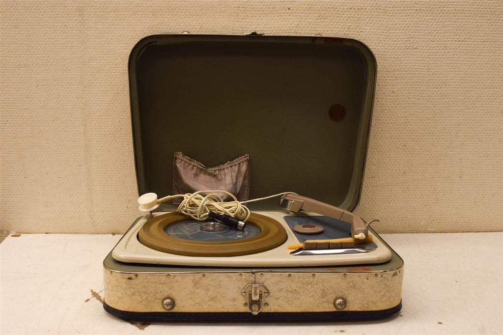 Erres platenspeler in koffer 46722, Audio, Tv en Foto, Ophalen of Verzenden, Gebruikt, Thorens