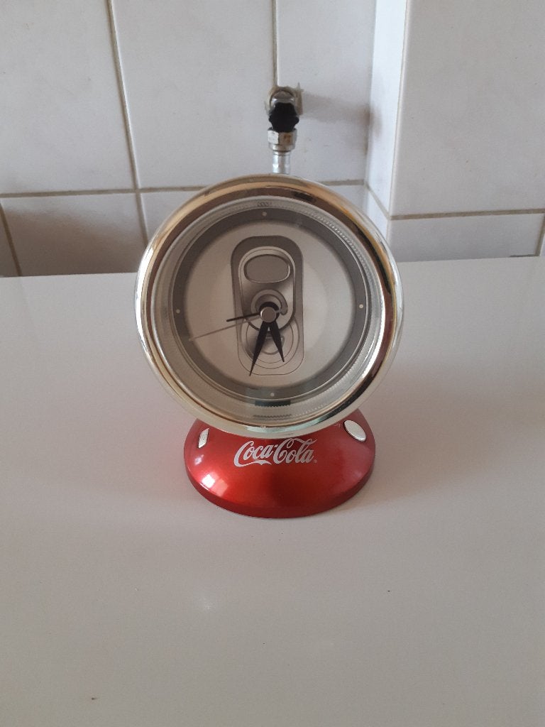 Coca-Cola retro wekker / klokje - Werkt prima!, Ophalen of Verzenden, Gebruikt, Gebruiksvoorwerp