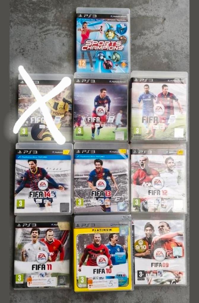 PS3 Games Collectie - FIFA & Meer! €1 per stuk, 3 spelers of meer, Ophalen of Verzenden, Sport, Vanaf 3 jaar