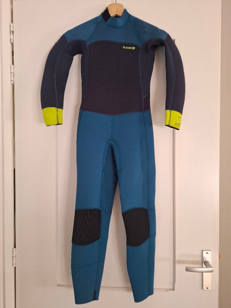 Kinderwetsuit Olaian 4/3mm 14 jaar, Kind, Ophalen of Verzenden, Zo goed als nieuw, Wetsuit
