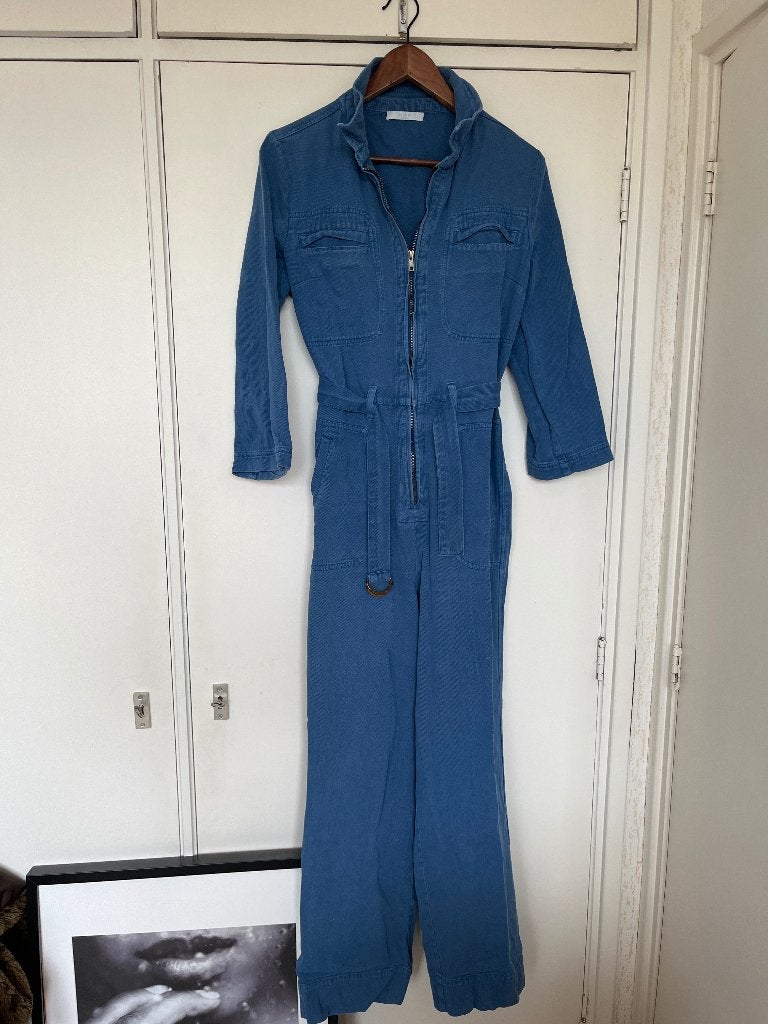 By bar jumpsuit, Kleding | Dames, Jumpsuits, Ophalen of Verzenden, Gedragen, Maat 38/40 (M), Blauw