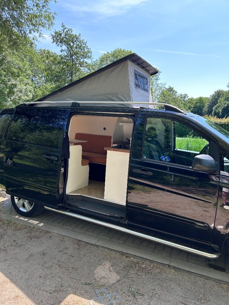 Mercedes vito camperbusje, Caravans en Kamperen, Campers, Buscamper of Camperbus, Tot en met 2, Mercedes-Benz, Diesel