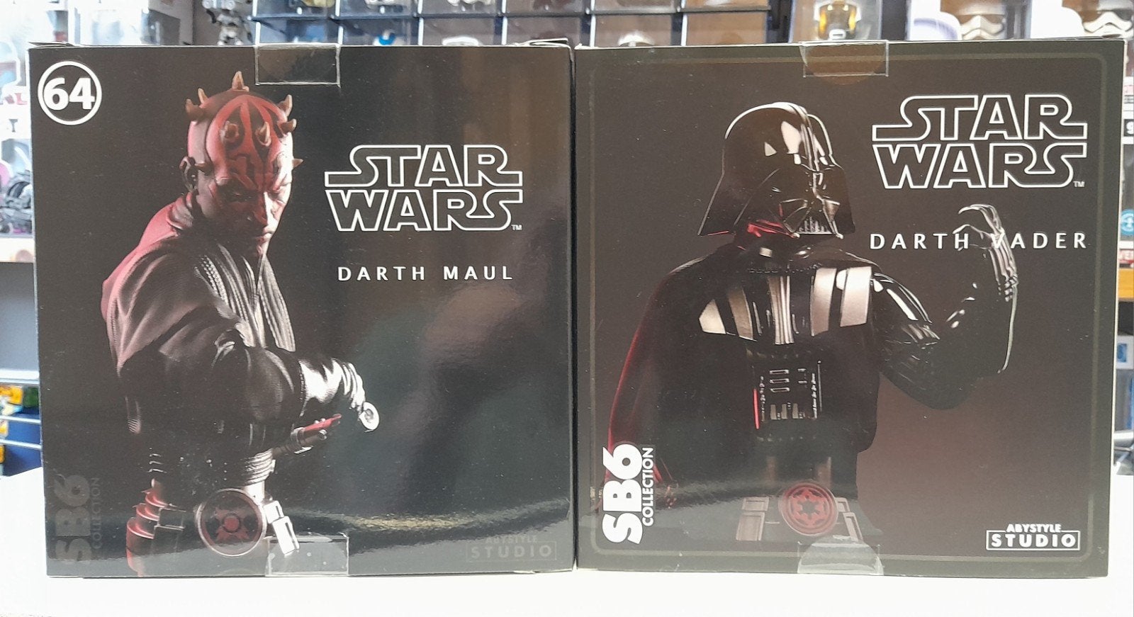 Star Wars Bustes - Darth Maul & Darth Vader SB6 (ABYstyle St, Ophalen of Verzenden, Zo goed als nieuw