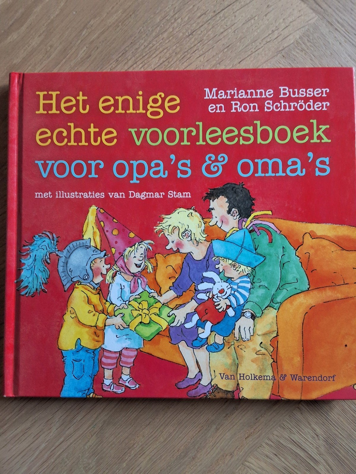 Enige echte voorleesboek voor opa's en oma's, Boeken, Kinderboeken | Kleuters, Fictie algemeen, Ophalen of Verzenden, Zo goed als nieuw