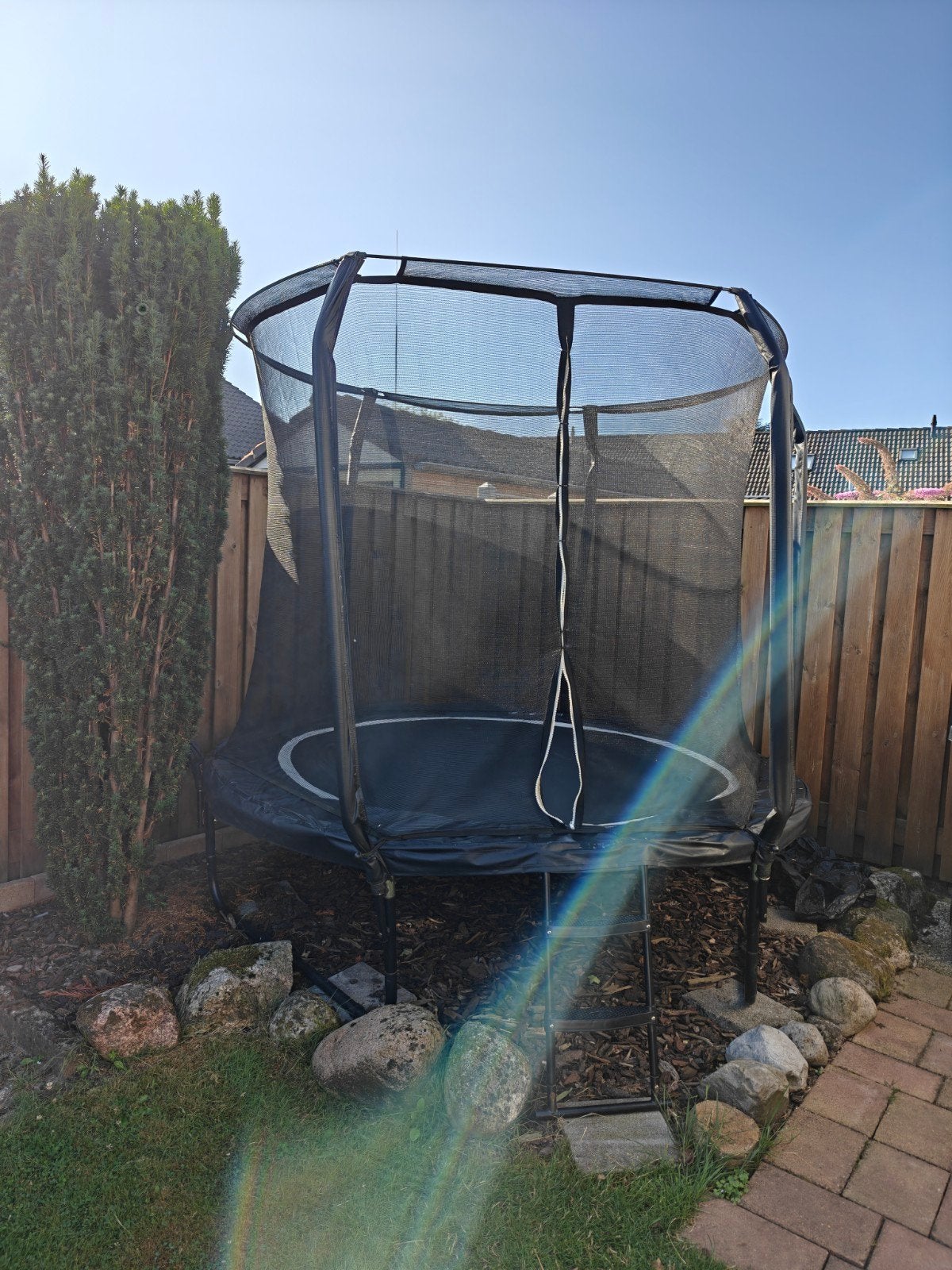 Trampoline 250cm, Ophalen, Gebruikt