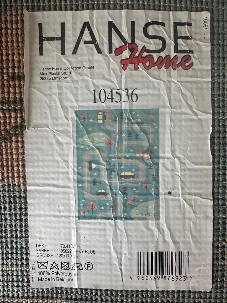 Hanse Home speelkleed 120x170 cm - Sky Blue, Ophalen, Zo goed als nieuw